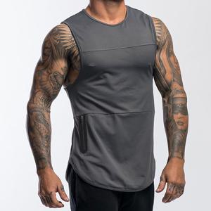 4컬러 포켓디자인 운동복 민소매 티셔츠 INSUM87N