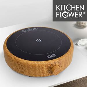 키친플라워 우드 1구 인덕션 전기인덕션 미니인덕션