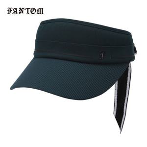 [팬텀] 여성 골지챙 리본 썬바이저