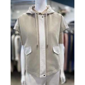 안지크 세이브존07 후드 캡소매 집업조끼 IA3VT1120