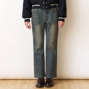 여성 이너밴딩 스판 부츠컷 기모 데님팬츠_360(10490-155-802-10