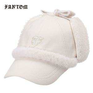 [팬텀] 여성 덤블 퍼 귀달이 리본 볼캡