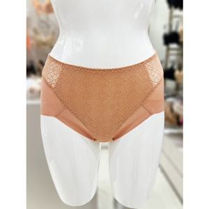 [바바라] ABP4437H 브라운 자가드 보정 햄라인팬티