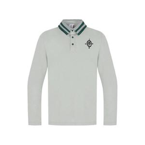 [까스텔바작] 남성 에리 포인트 긴팔 티셔츠_BGDFTL004GR