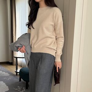 걸스데일리 / 걸스데일리/  Muse12 라운드 절개 트임 니트