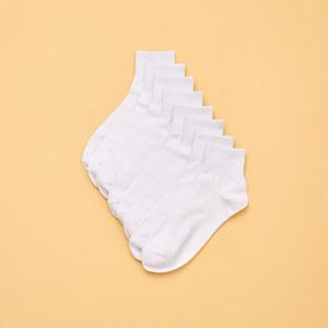 [모던하우스] 남성 베이직 단목 양말 4족 세트 화이트