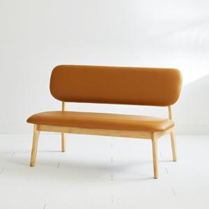 밀랑 포어스 낮은 식탁 2인 의자 벤치 2colors