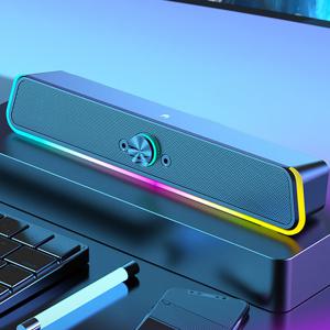 TGIC 컴퓨터 사운드바 2채널 USB전원 헤드폰 마이크단자 LED