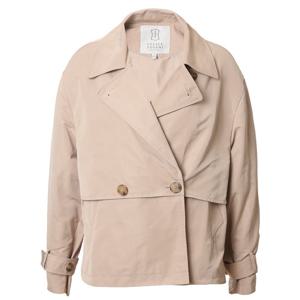 [조순희]더블 버튼 숏트렌치 코트(FMFL305)