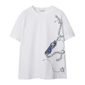 버버리 코튼 티셔츠 8088215 B7647