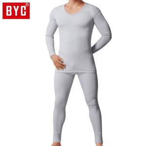 BYC 남성 내복 베이직 상하 DOLT6654-라이트그레이