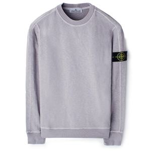 24SS 스톤 와펜 워싱 맨투맨 라벤더그레이 801566060 V0164