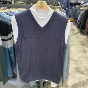 런던포그 본점 HL01 플래인 브이넥 베스트 LNFNA50Z