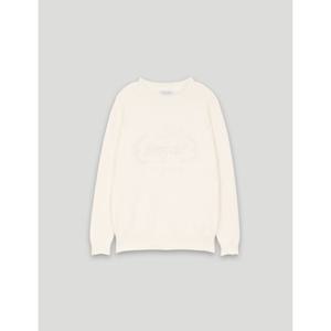 [코데즈컴바인] 레터 자수포인트 니트풀오버 (CKA-PU001W1)