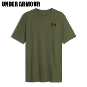 [언더아머] 남성용 스포츠 스타일 레프트 체스트 SS 반팔티 1326799-390