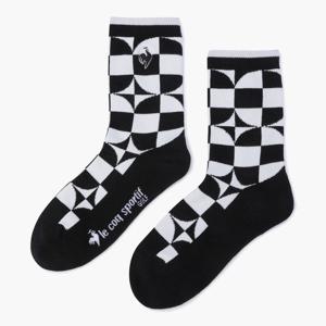 [르꼬끄골프] 여성 체크패턴 자카드 미들 삭스 (GQ122LSO21)