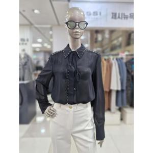 제시뉴욕 세이브존04 스터드 디테일 블라우스 DE25BP5810PP