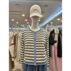 부루앤쥬디 세이브존03 부루앤쥬디 컬러 배색 라운드 단 가라 니트 AGBBRCCD114AA