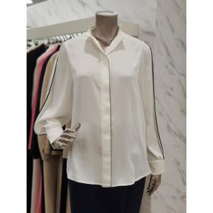 미니멈 세이브존01 라인배색 블라우스 MXAAWB1270