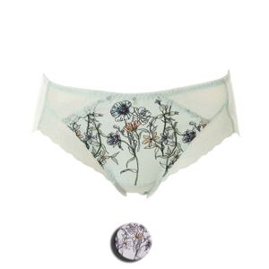 비너스 편안한 착용감 수채화 자수 여성 데일리 햄라인 팬티 VPTB473H