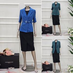 [미니멈]MD 카라넥 원버튼 자켓 MD MXBAWJ4100_CJ