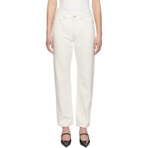 26 SS Levis 여성 오프 화이트 501 90s 데님 진 251099F069021