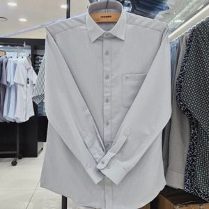 [레노마셔츠]일반핏 /긴소매/ 피케 도비 정장 긴팔 셔츠 ROFSGP9