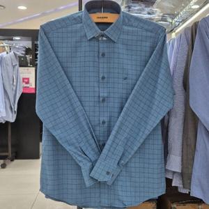 [레노마셔츠]슬림핏 / 체크 긴소매 셔츠 RLFSL0137 GE_US