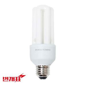 번개표 삼파장 컴팩트전구 15W 주광색 욕실전구 화장실전구