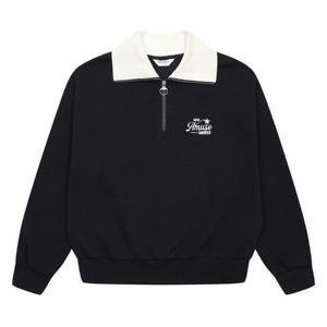 에꼴리에 sh06 배색 카라 반집업티 25A1751