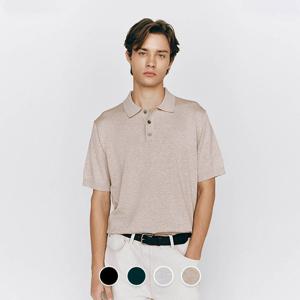 [지오다노/본사] 055521 12gg 저지 반팔 폴로넥 니트 스웨터