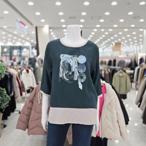 [벨라디터치]티블라우스 V3F2TS21_GN