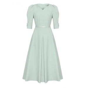 [미니멈]퍼프소매 플레어 원피스 (MXBAWO4360M1T2)_IC