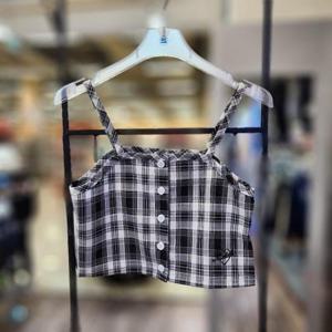 에스핏 HC09 체크 뷔스티에 조끼 SJZ304FCVE04