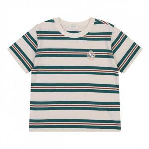 아가방 TC01 여름 밀로스트라이프반팔티(GREEN)_ 01S331001