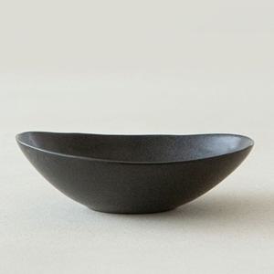 이천도자기 헤리티지 너울 블랙 칩그라탕기 1호 19cm 그라탕기 그라탕볼 샐러드볼 이천도자기볼 이천도자기