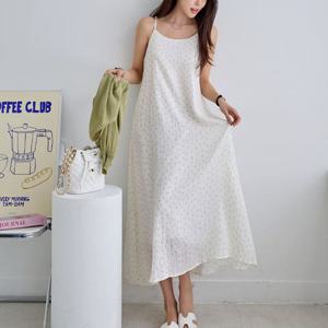 [나크21] 플라워 뷔스띠에 롱 원피스 NK52-OS-6