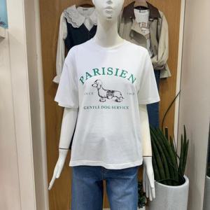 클리지 DP01 파리지앵 강아지 반팔 티 CP3WST09