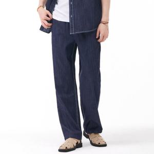 [체이스컬트]남성 풀밴딩 와이드 데님 팬츠 EBRK2341C04_ys_YS