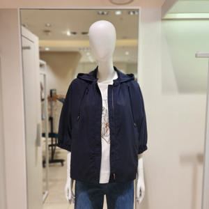 [요하넥스] 7부 루즈핏 후드 점퍼(Z4B5O101-1)