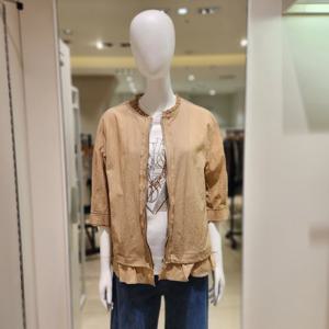 [요하넥스] 프릴 넥 집업 점퍼(J4B5O-21-1)