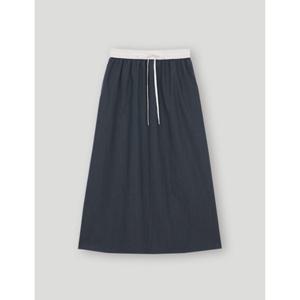 [코데즈컴바인] 배색오비밴드 플레어 스커트 (CKB-SK380W4)