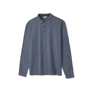 [노티그] 레이온혼방 기모카라 티셔츠 네이비