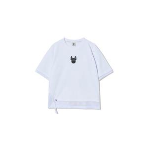 [라이프워크] 여성) 언밸런스 메쉬 반팔 티셔츠_LW252TS856