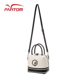 [팬텀] 여성 배색 로고 토트백