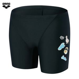 아레나 스티커 A5BM1MF01 BLK (주머니백 증정) 일반 남성3부 실내수영복