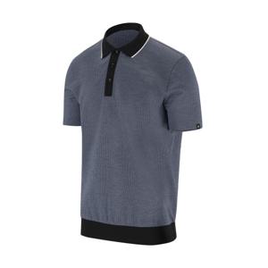 [엘르골프]25년 여름 남성 투톤 블루종 폴로 티셔츠[6L35202]