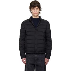 몽클레어 패딩 블랙 셀브스 쇼트 다운 재킷 251111M178033