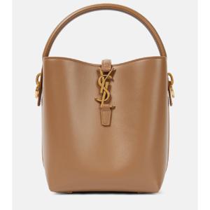 생로랑 Le 37 스몰 레더 버킷 백 P00884130