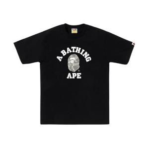 베이프 시티 카모 컬리지 티셔츠 블랙 그레이 0ZXTEM110024M